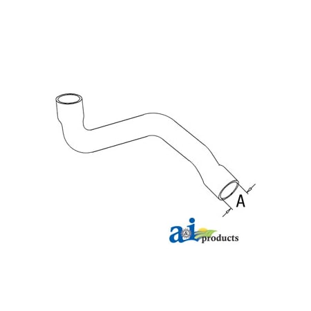 A & I Products Radiator Hose, Lower 16" x6" x3" A-D0NN8286A